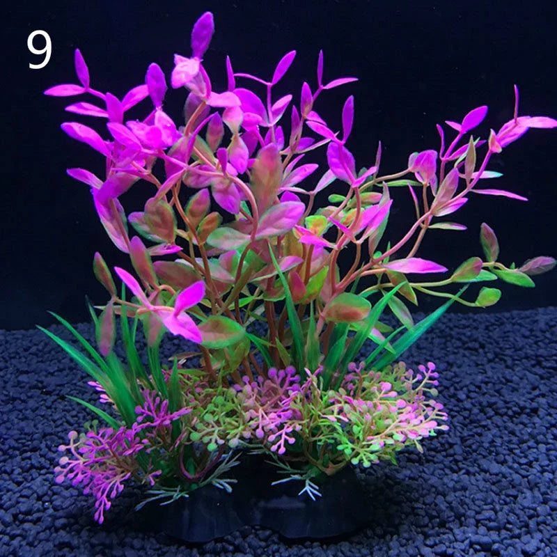 Artificial Aquarium Plants - Realistic Decoration for Aquariums in Various Colours