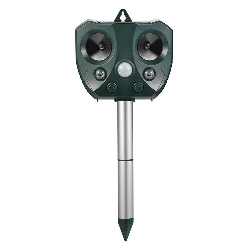 Effective Pest Repellent - Solar Ultrasonic Animal Repellent for Garden