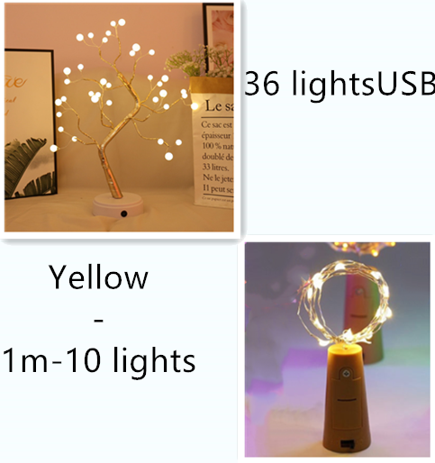 Led Fairy Lights For Bottles - Decorative Lights With Wire For Creative Lighting And Diy Projects