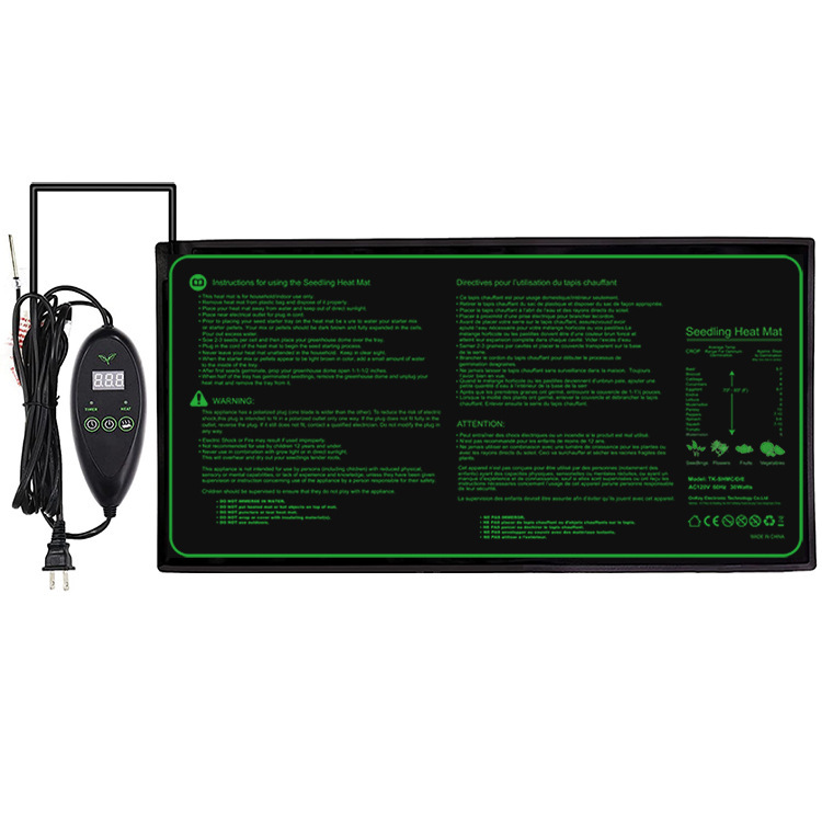 Heating Mat for Plant Seedlings - Temperature Control for Faster Germination and Growth