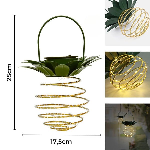 Solar - Powered Pineapple Garden Lamp
