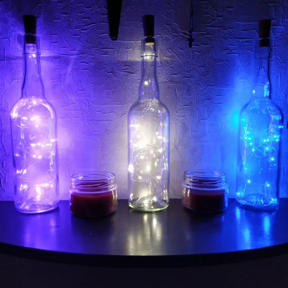 Led Fairy Lights For Bottles - Decorative Lights With Wire For Creative Lighting And Diy Projects