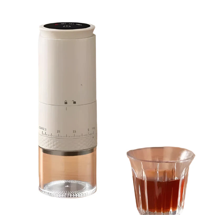 Portable Electric Coffee Grinder with Adjustable Grind