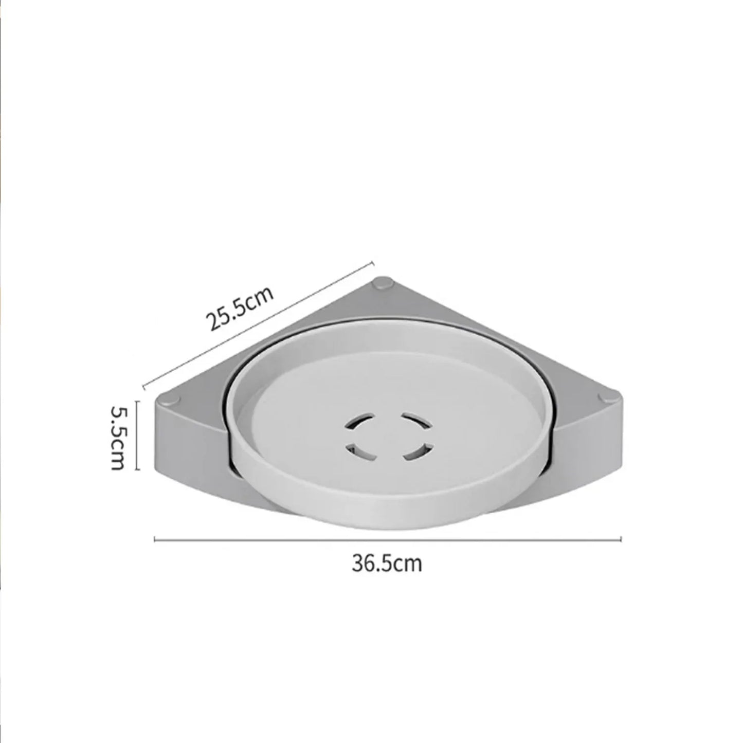 Rotating Shower Shelf
