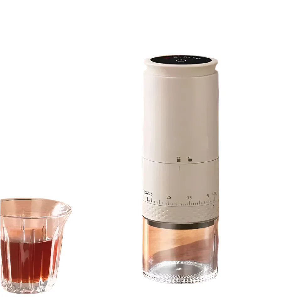 Portable Electric Coffee Grinder with Adjustable Grind