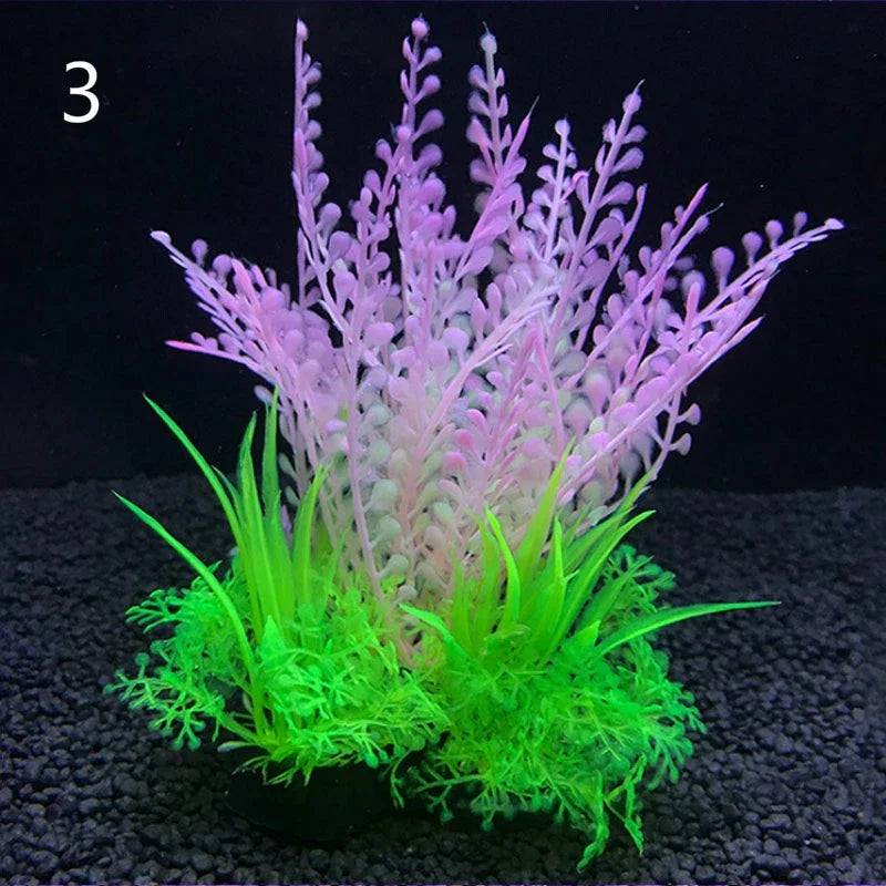 Artificial Aquarium Plants - Realistic Decoration for Aquariums in Various Colours
