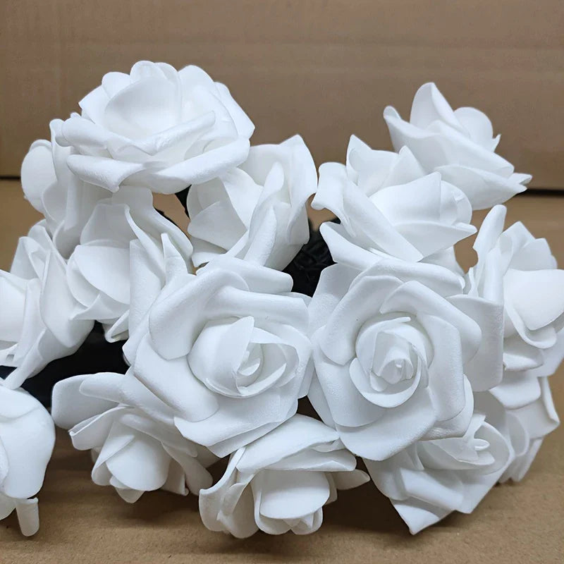 Led Rose Fairy Lights with Warm White Light - Romantic Decoration for Interiors and Events