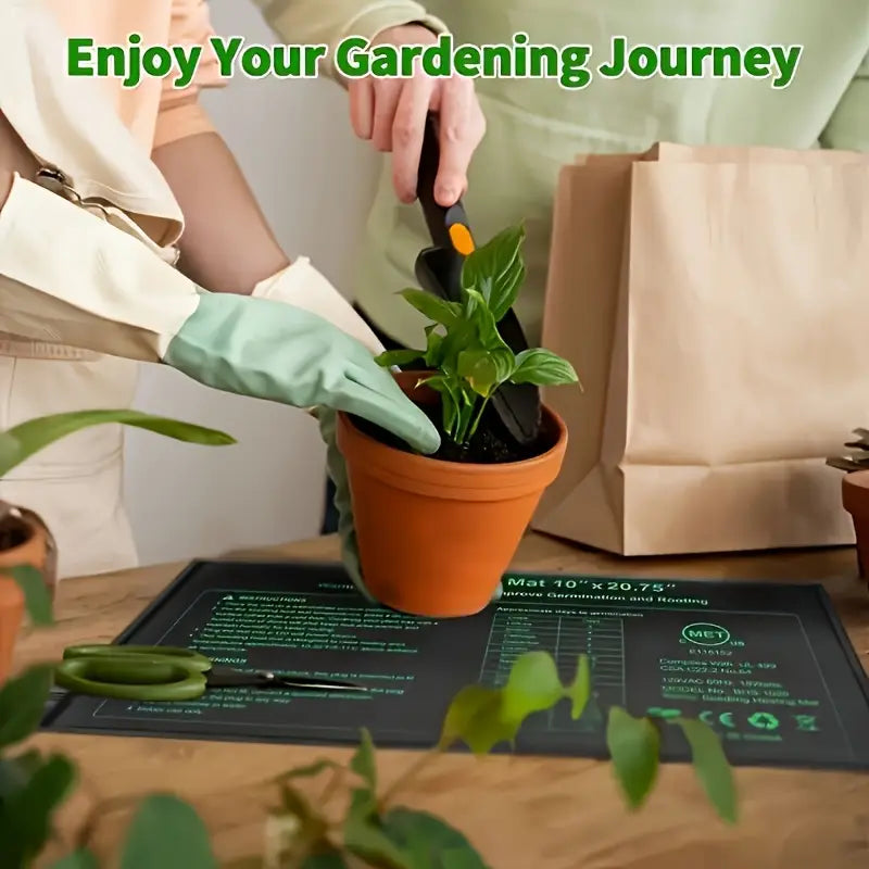Heating Mat for Plant Seedlings - Temperature Control for Faster Germination and Growth