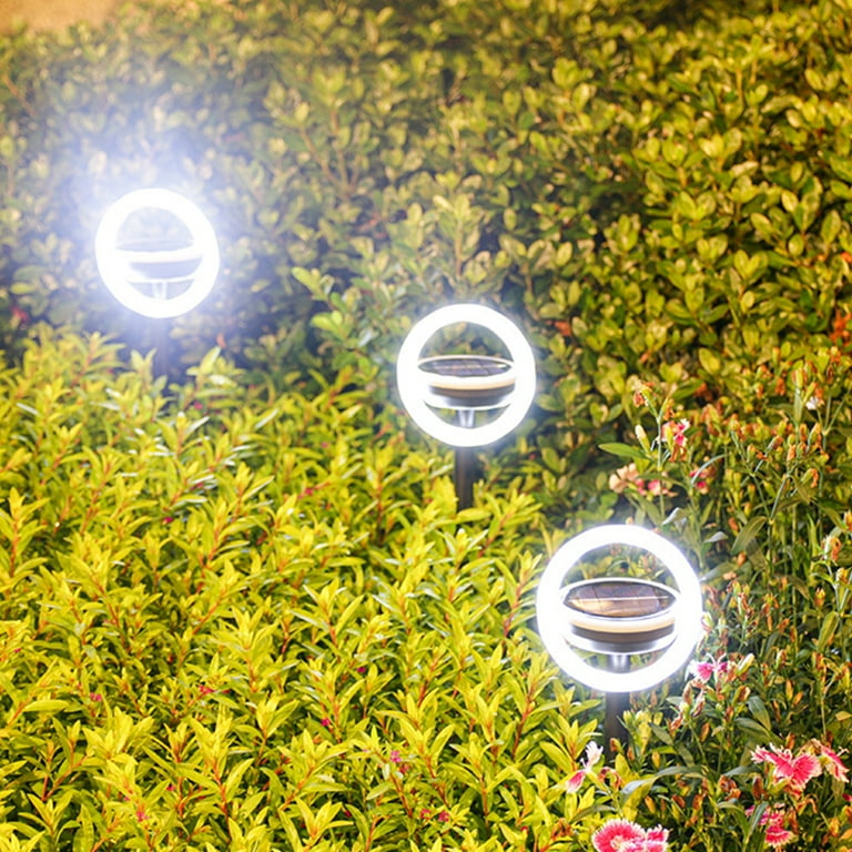 Solar Garden Lights With Colour Change - Led Ground Spots For Outdoor Areas And Gardens