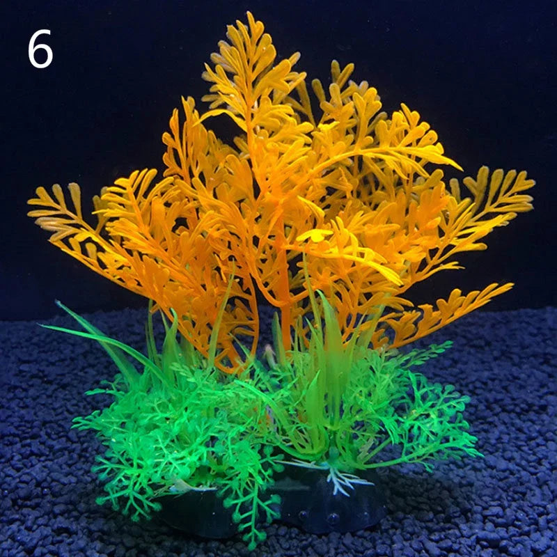 Artificial Aquarium Plants - Realistic Decoration for Aquariums in Various Colours
