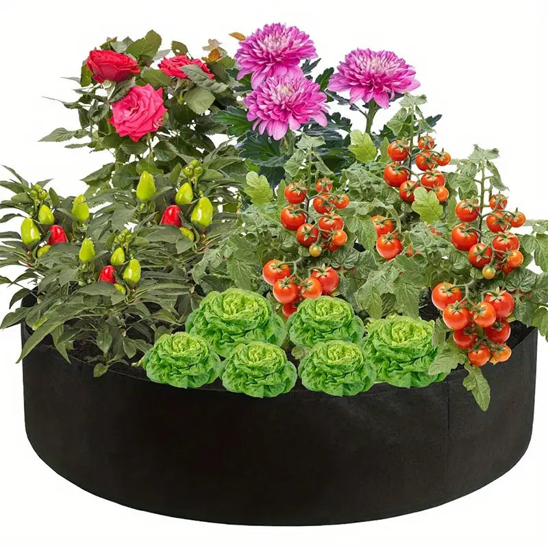 Round Plant Growth Bag - Garden Container for Easy Plant Growth