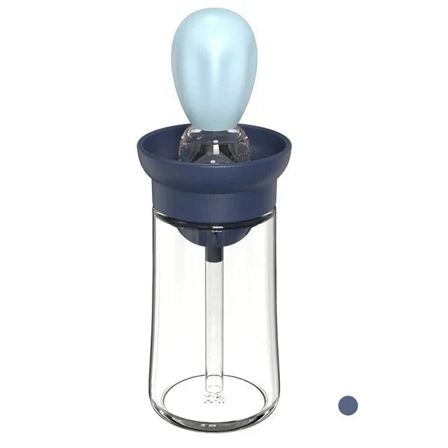 Oil Dispenser with Silicone Brush - Precise Dosing & Easy to Use for Cooking & Grilling