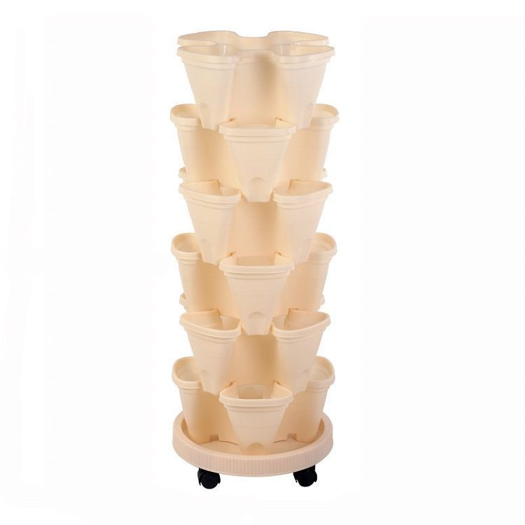 6 - Layer Vertical Plant Tower - Three - Dimensional Flower System for the Garden