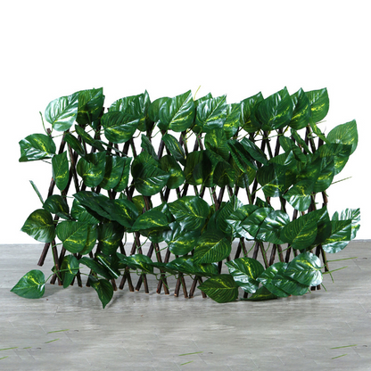 Artificial Garden Fence with Ivy - Flexible Privacy Screen for Balconies and Patios