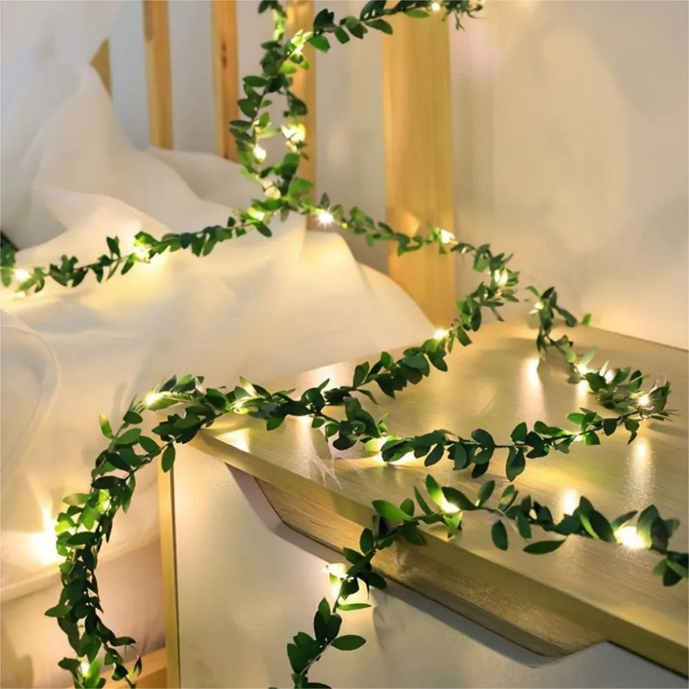 Led Fairy Lights With Ivy Tendrils - Decorative Fairy Lights For Indoors And Outdoors