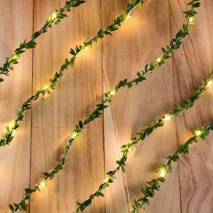 Led Fairy Lights With Ivy Tendrils - Decorative Fairy Lights For Indoors And Outdoors
