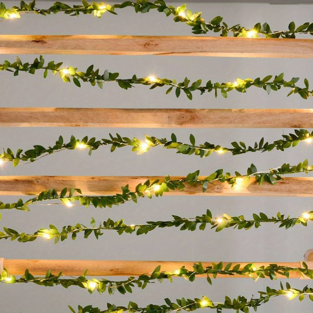 Led Fairy Lights With Ivy Tendrils - Decorative Fairy Lights For Indoors And Outdoors