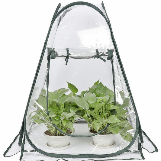 Compact Plant Protection Tent for Garden Plants - Transparent Greenhouse
