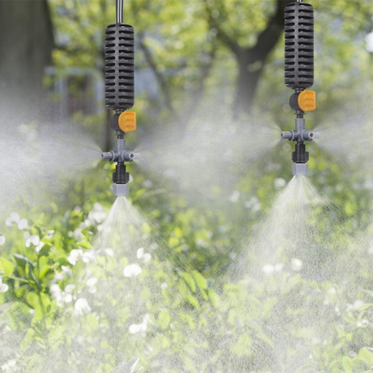 Rotatable Spray Nozzle with Multiple Spray Heads - Adjustable Watering for Garden Plants