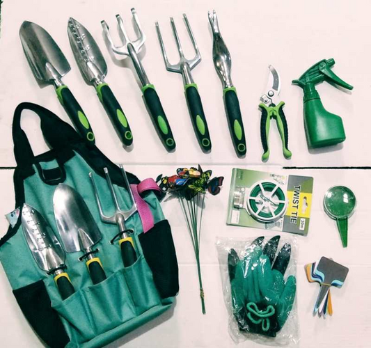 Garden Tool Set with Bag - Complete Set for Plant Care and Gardening