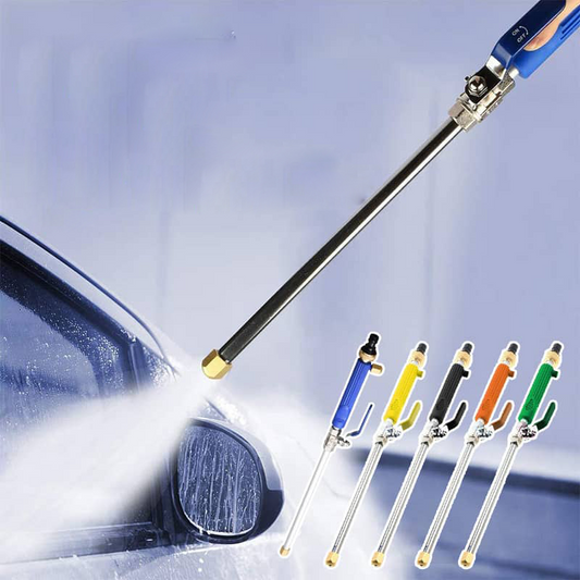 High - Pressure Cleaner Spray Nozzle for Car - Adjustable Water Nozzle with Ergonomic Handle