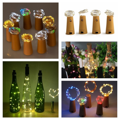 Led Fairy Lights For Bottles - Decorative Lights With Wire For Creative Lighting And Diy Projects