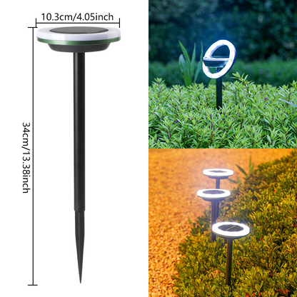 Solar Garden Lights With Colour Change - Led Ground Spots For Outdoor Areas And Gardens