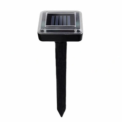 Solar - Powered Snake and Pest Repellent - Ultrasonic Device for the Garden