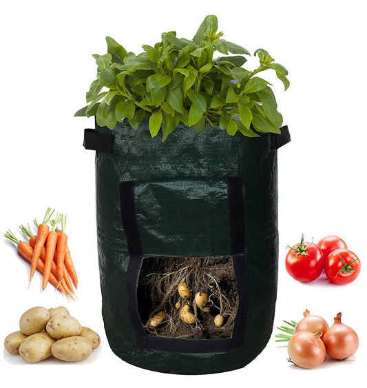 Planting Bag for Potatoes - Reusable and with Viewing Window