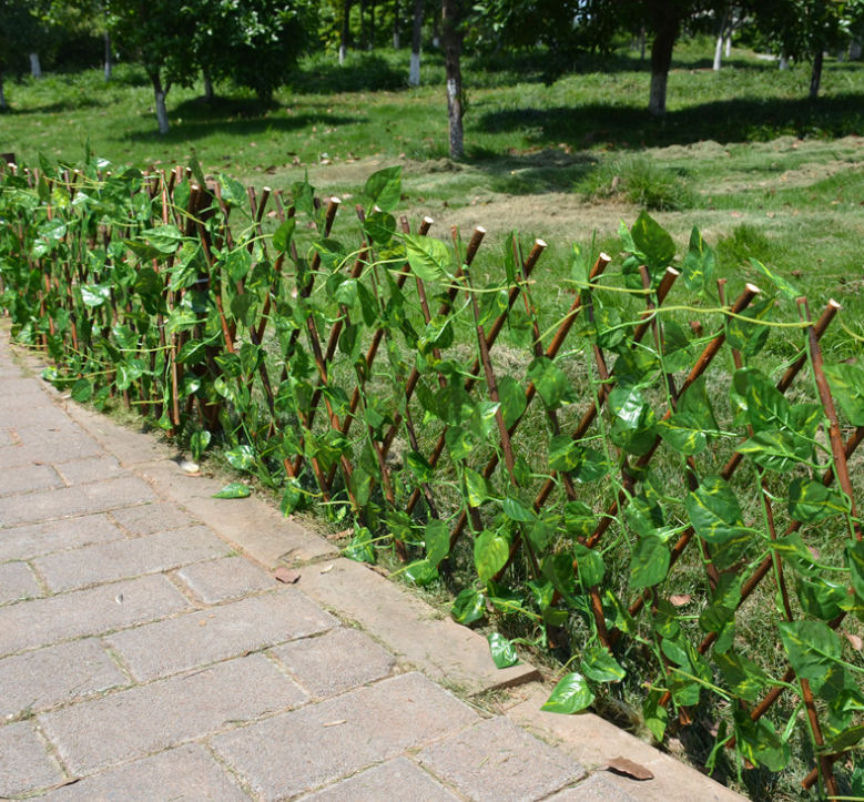 Artificial Garden Fence with Ivy - Flexible Privacy Screen for Balconies and Patios
