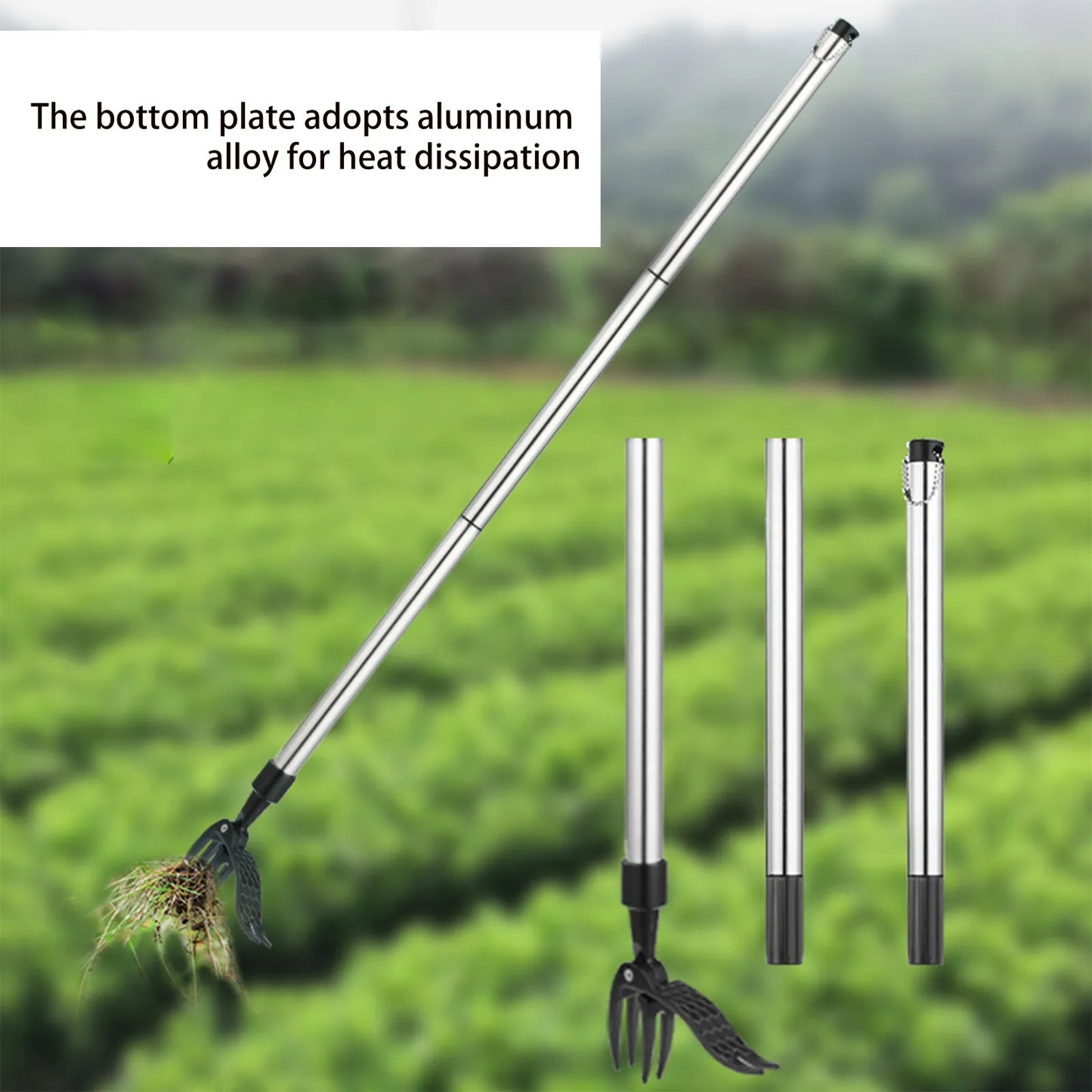 Weed Cutter Without Bending Down - Root Remover with Shovel Clip for the Garden