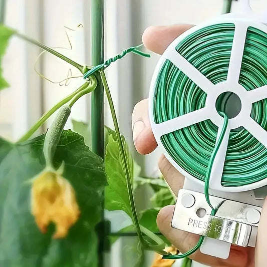 Garden Wire Twist Tape - 50 M Roll for Plants and Gardening