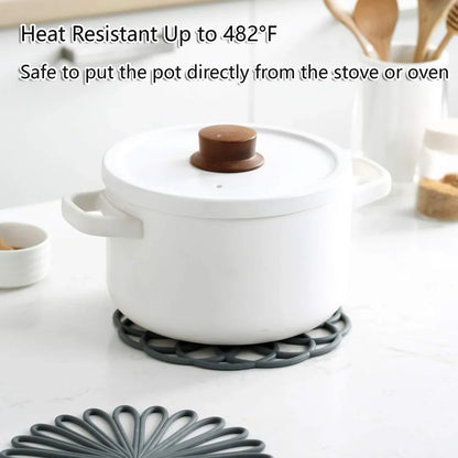 3-piece Silicone Coaster Set Heat-resistant Protective Mats