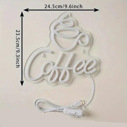Neon Led Coffee Sign For Wall Decoration