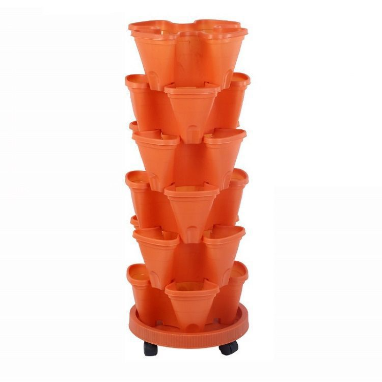 6 - Layer Vertical Plant Tower - Three - Dimensional Flower System for the Garden