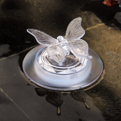 Solar - Powered Pond Decoration Butterfly and Dragonfly - Colour - Changing Led Lights for Garden and Pond
