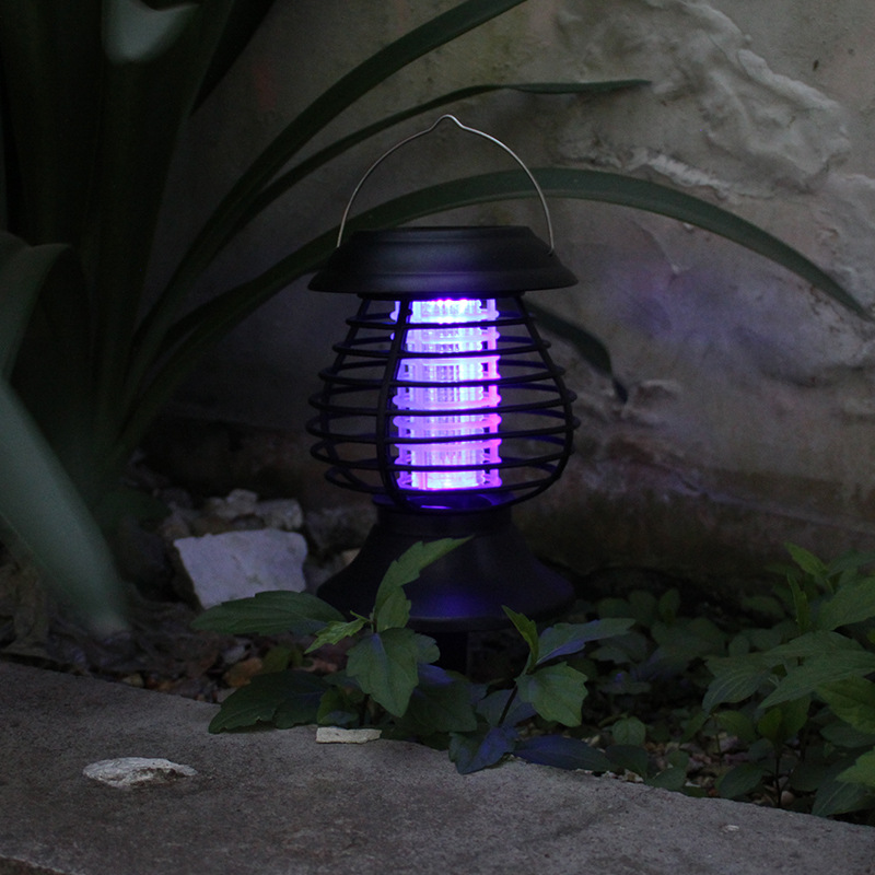 Solar Insect Repellent Lamp with Led Light - Effective Mosquito Control for the Garden