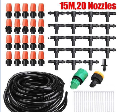 Automatic Irrigation System Set - Drip Irrigation for Garden Plants