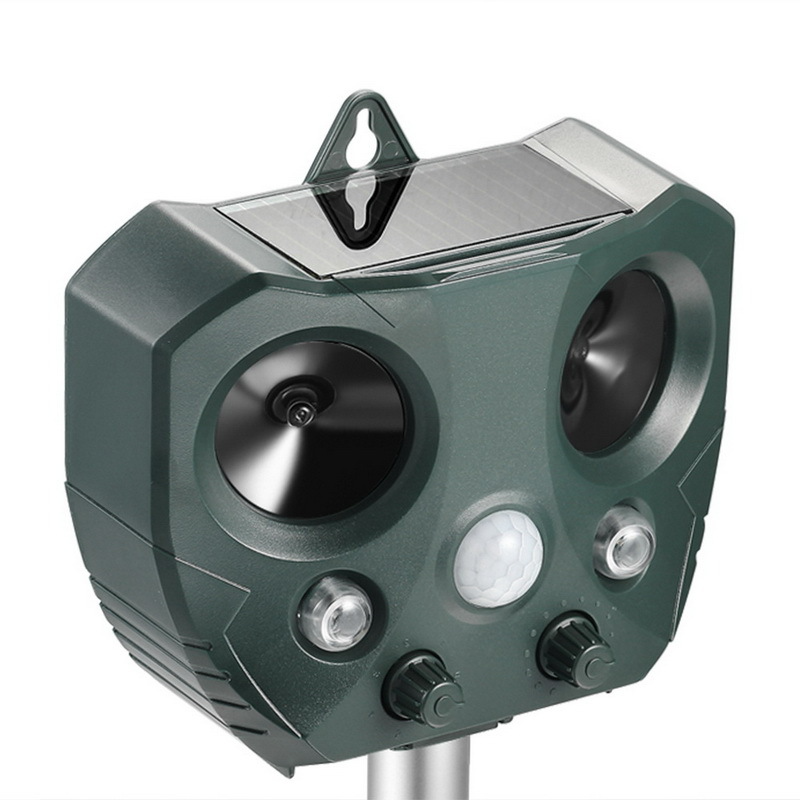 Effective Pest Repellent - Solar Ultrasonic Animal Repellent for Garden