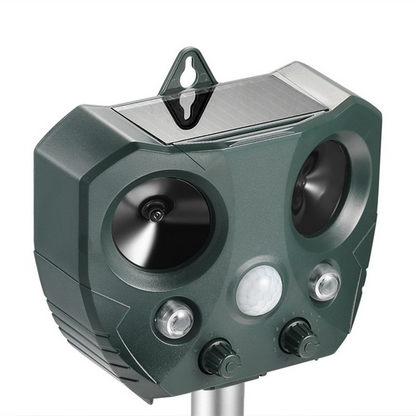 Effective Pest Repellent - Solar Ultrasonic Animal Repellent for Garden