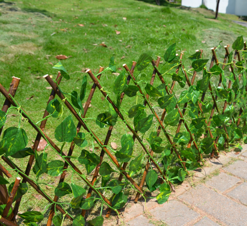 Artificial Garden Fence with Ivy - Flexible Privacy Screen for Balconies and Patios