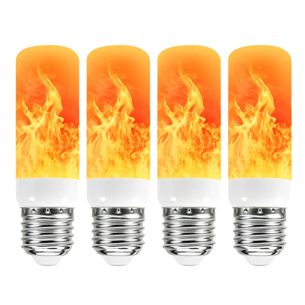 Flame Effect Lamp - 9w Led Light Bulb With Realistic Flame Glow