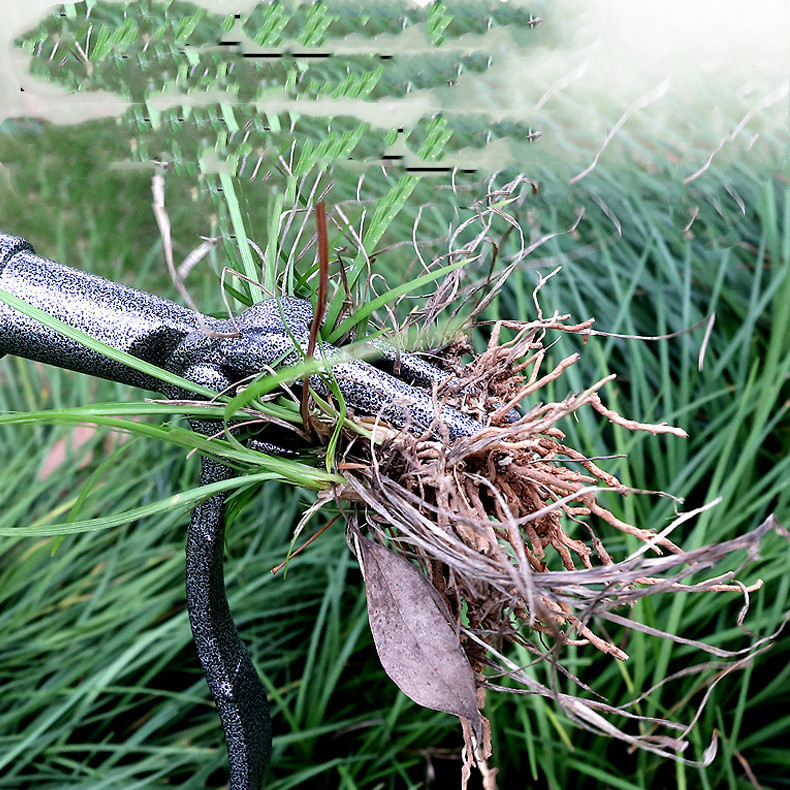 Weed Puller with 4 - Claw Head - Effective Iron Garden Tool for Root Removal