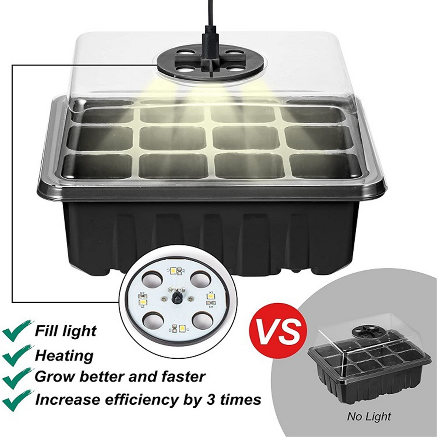 Cultivation Set with Light - Complete Set for Successful Plant Cultivation
