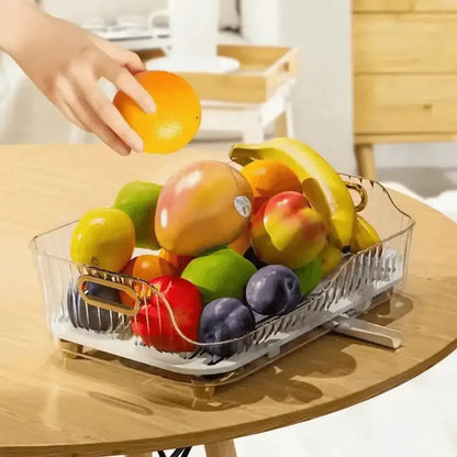 Draining Rack for Crockery with Drain and Modern Design