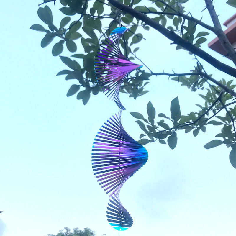 Rotating Wind Runner Garden Decoration Hanger - Colourful Garden Decoration for Outdoors