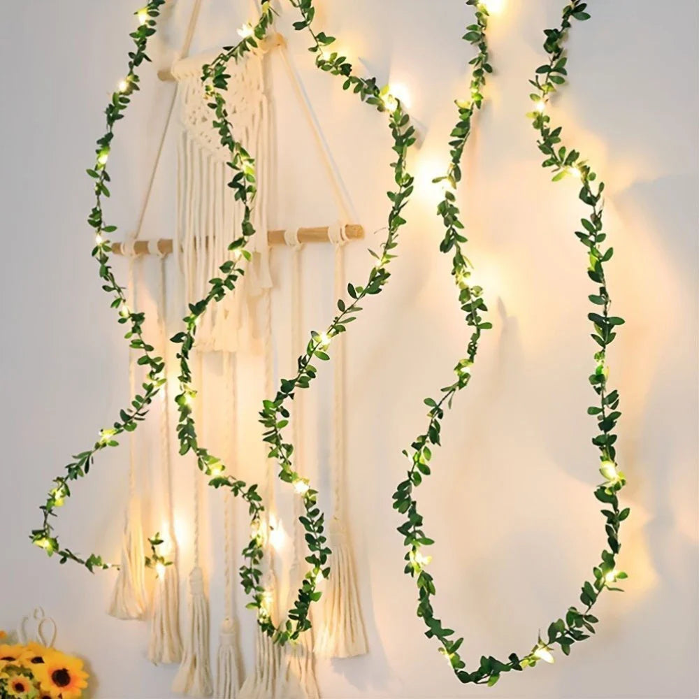 Led Fairy Lights With Ivy Tendrils - Decorative Fairy Lights For Indoors And Outdoors