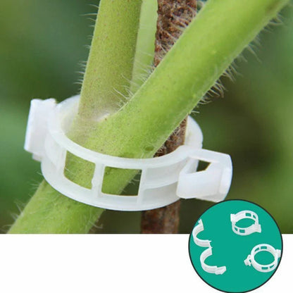 Plant Support Clip for Climbing Plants - Flexible Holder for Plant Stems