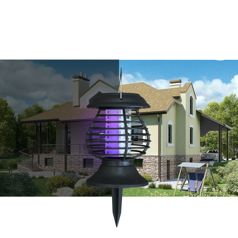 Solar Insect Repellent Lamp with Led Light - Effective Mosquito Control for the Garden