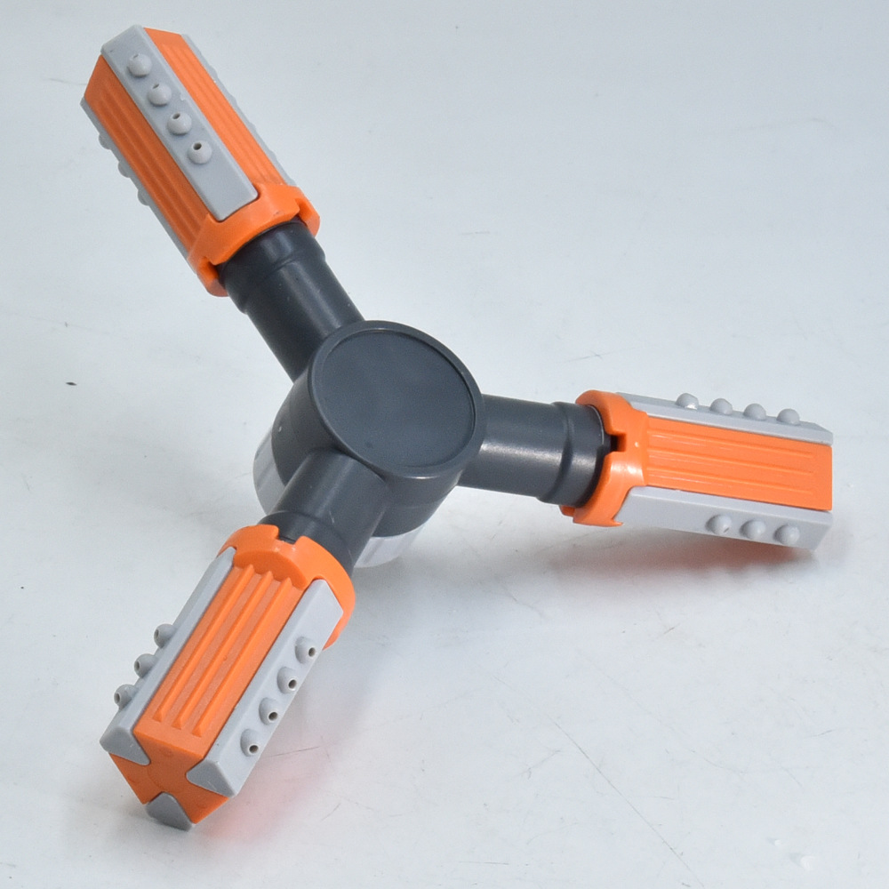 Rotatable Garden Sprinkler with 3 Nozzles - Efficient Irrigation Sprinkler for Lawns and Gardens
